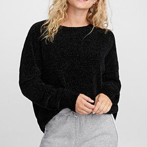 Black Chenille Sweater